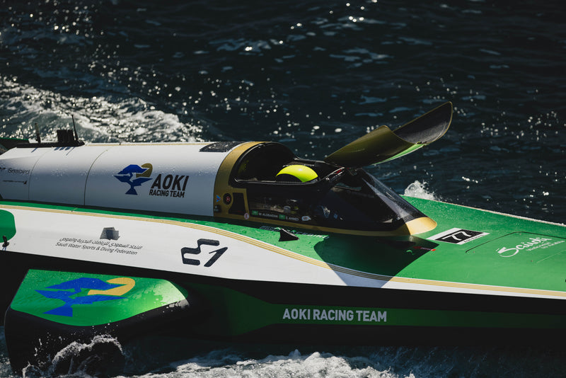 Joysway E1 RaceBird Team Aoki 1/14 Scale 545mm (21.5”) Hydrofoil Boat RTR