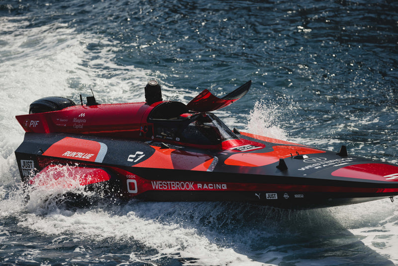 Joysway E1 RaceBird Team Westbrook 1/14 Scale 545mm (21.5”) Hydrofoil Boat RTR