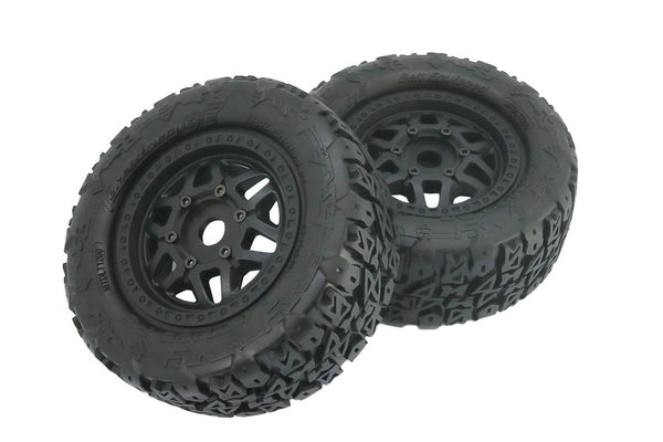 Method RC Terraform All-Terrain Belted 1/7, 1/8 Short Course Tires On Switch 17mm Hex (2PCS, Glued)