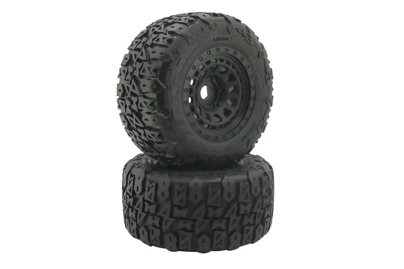 Method RC Terraform All-Terrain Belted 1/8th Monster Truck Tires On Array 17mm Hex Wheels (2PCS, Glued)