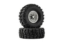 Wheel & Tire Combo for FCX18 II Ford Bronco (Grayish Color) RC Car (4pcs)