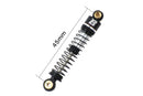 BATRAZZI 45mm Oil-filled Aluminum Shocks with Quick-Change for FMS FCX24 & FCX18 Silver (4pcs)