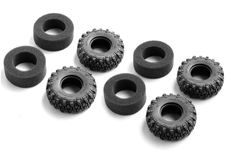 Seckilling BATRAZZI 60*23.5mm Mud Pro-X 1.0” M/T Tires (4pcs)
