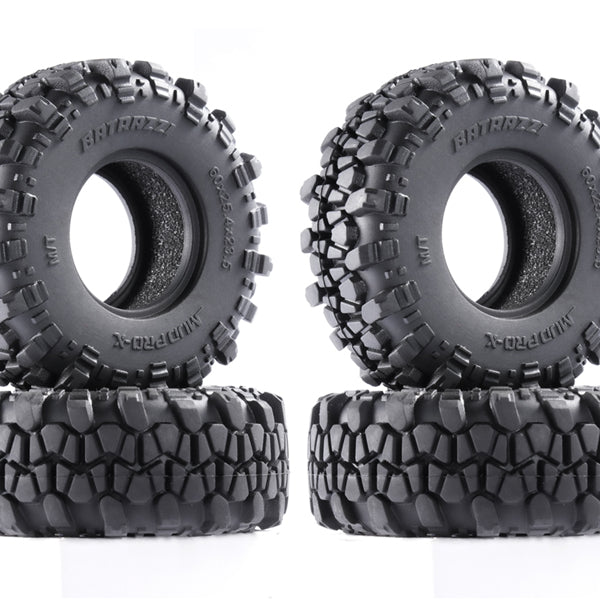 BATRAZZI 60*23.5mm Mud Pro-X 1.0” M/T Tires V2 (4pcs)