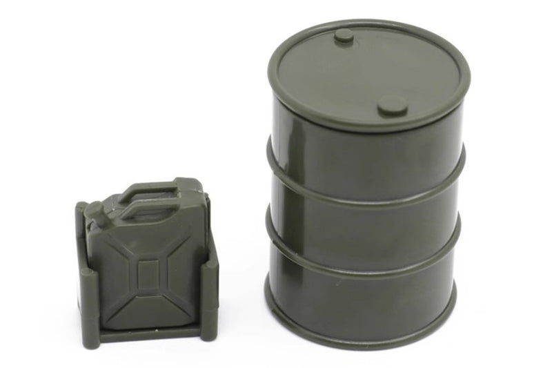 Mini Oil Drum Decoration Set for 1/18 & 1/24 Cars (41×30mm-21×24mm)