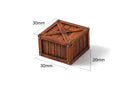 Mini Simulation Wooden Crate for 1/18 & 1/24 RC Scenes