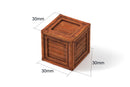 Mini Simulation Wooden Crate for 1/18 & 1/24 RC Scenes