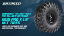 BATRAZZI 120*43mm 1.9” Mud Pro-X M/T Tires (2pcs)