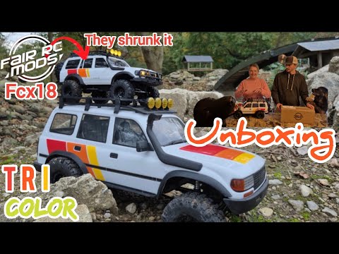 FairRC 1/18 FCX18S LC80 S Tri-Color V2 Brushless Mod RTR RC Crawler