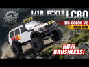 FairRC 1/18 FCX18 LC80 Tri-Color V2 Brushless Mod RTR