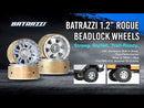 BATRAZZI Aluminum 1.2" Rogue Beadlock Wheels Silver (2pcs)