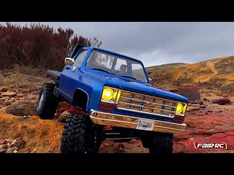 FairRC 1/18 FCX18S K10 S Flatbed Classic Mod RTR RC Crawler (Blue)
