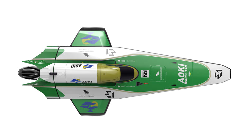 Joysway E1 RaceBird Team Aoki 1/14 Scale 545mm (21.5”) Hydrofoil Boat RTR