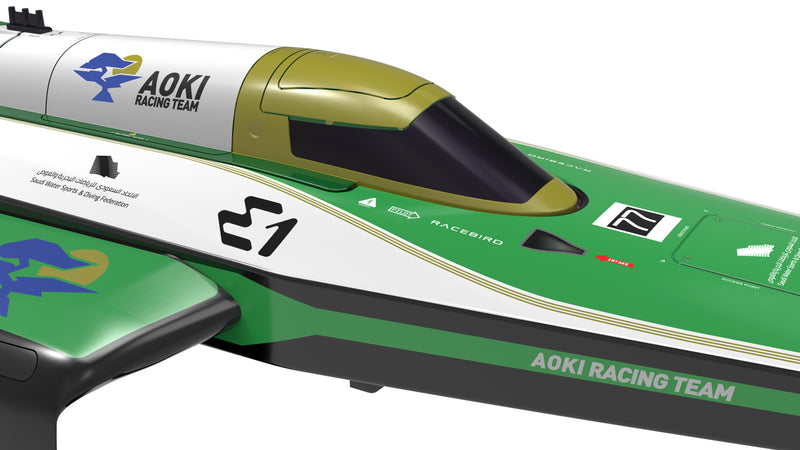 Joysway E1 RaceBird Team Aoki 1/14 Scale 545mm (21.5”) Hydrofoil Boat RTR