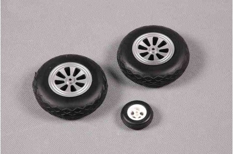 1400mm P-51D Red Tail Wheel set