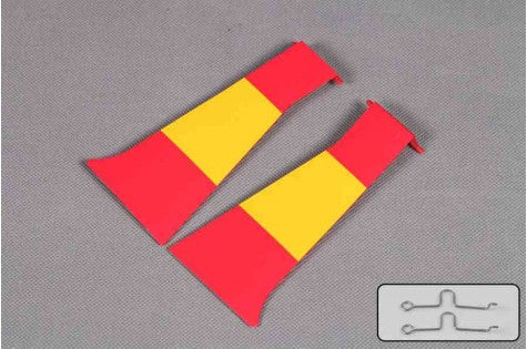 1400mm P-51D Red Tail The outer fairing door
