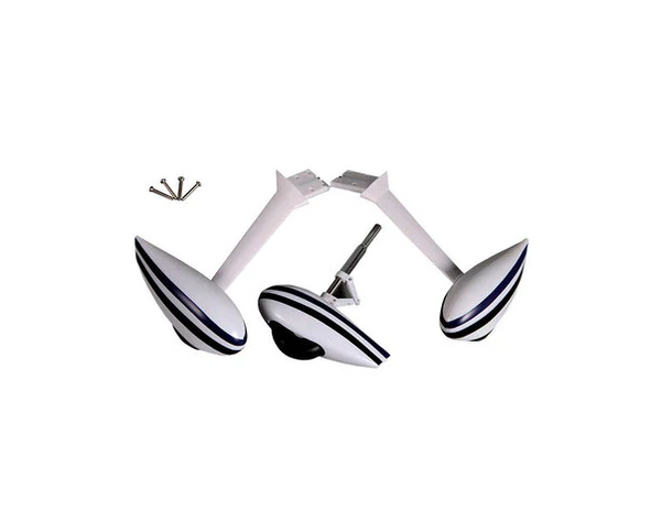 1400mm Sky Trainer 182 Blue Landing Gear Set