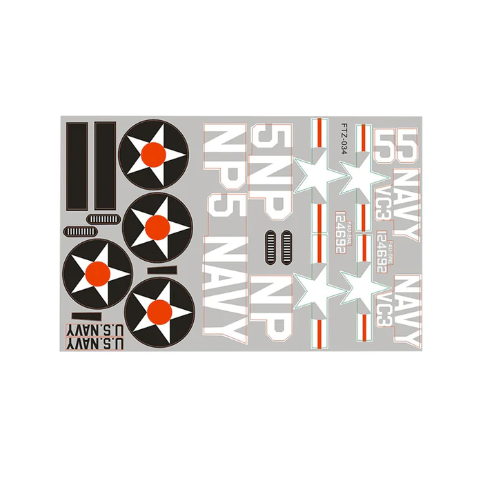 800mm T-28 Red Decal Sheet