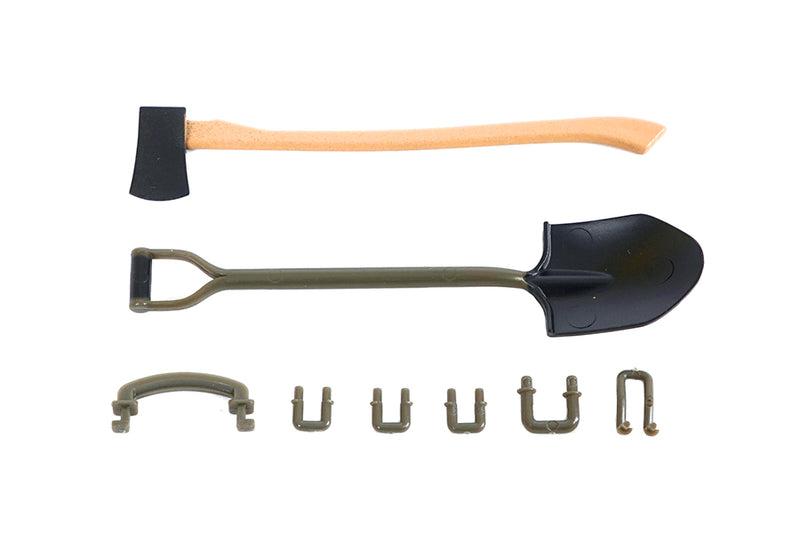 1:12 1941 WILLYS MB AXE AND SHOVEL SET