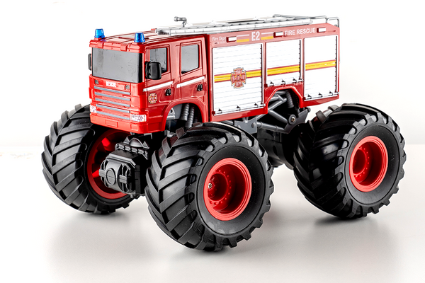 WOWRC 1/18 Remote Control Fire Truck RC (Red)