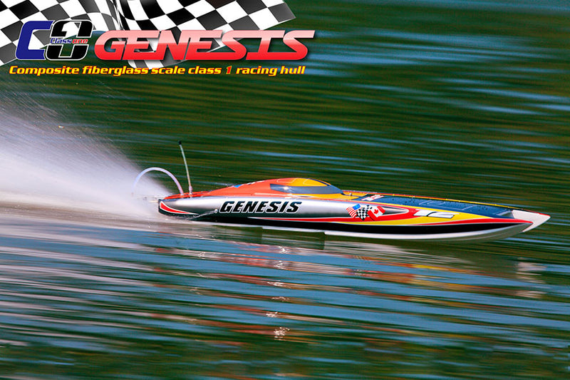 TFL 1400mm Large Genesis Racing RC Boat (twin motor)
