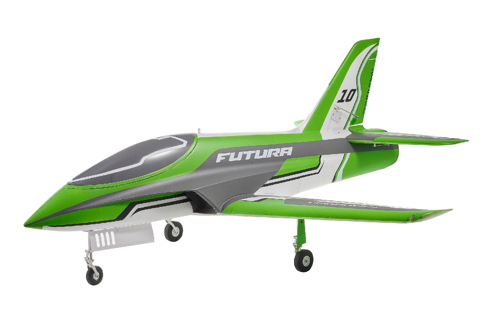 FairRC 80mm Futura V3 Sport Jet RC Airplane Green Mod PNP w/Reflex V3