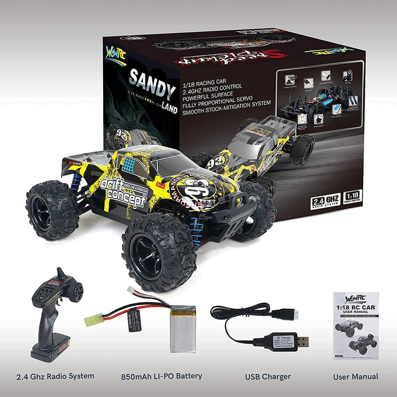 WOWRC 1 18 Scale RC Truck 4WD RC Monster Truck