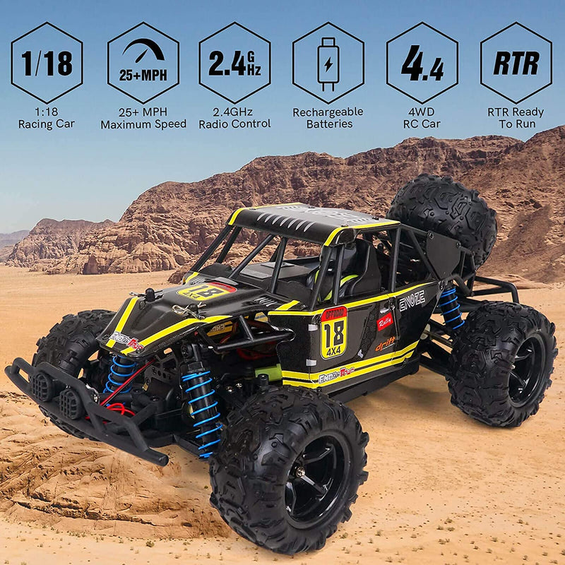 WOWRC RC Truck 1/18 Scale 4WD RC Monster Truck