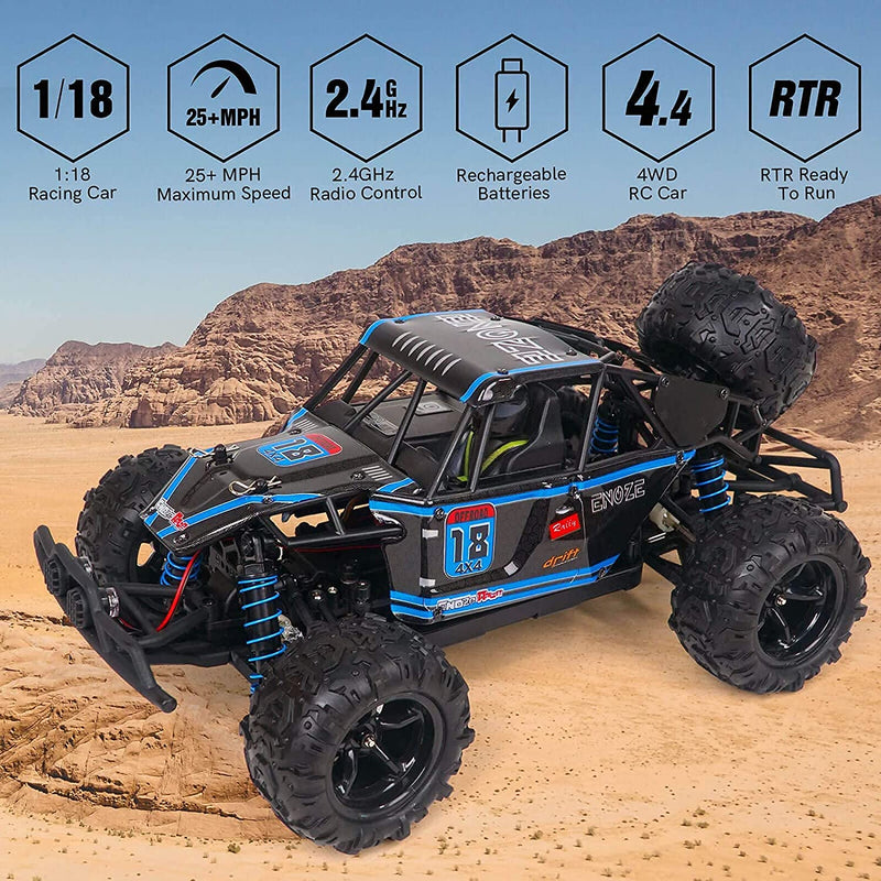 WOWRC RC Truck 1/18 Scale 4WD RC Monster Truck