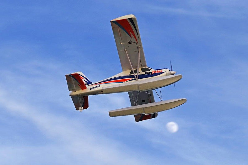 FMS 1400mm Kingfisher PNP w/Wheels,Floats,Skis,&Flaps