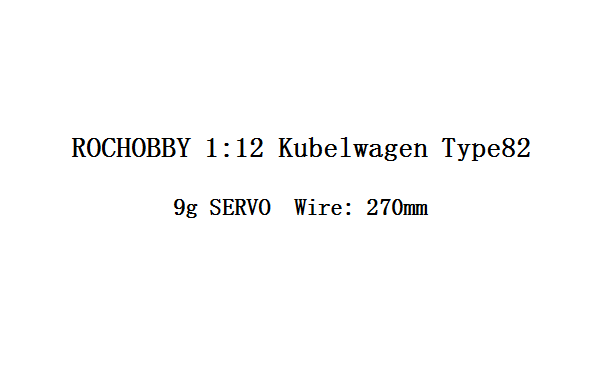 1:12 9g Servo  Wire: 270mm