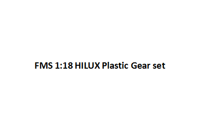 1:18 Hilux Plastic Gear set