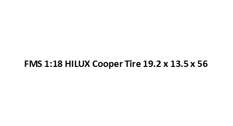 1:18 Hilux Cooper Tire 19.2 x 13.5 x 56  for 2 pcs