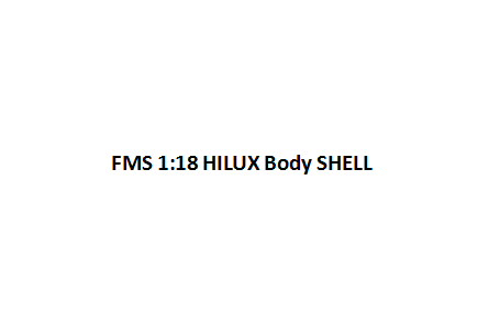 1:18 Hilux Body Shell