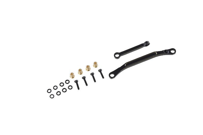 FMS 1/24 FCX24 Brass Steering Linkage Black 2pcs/set